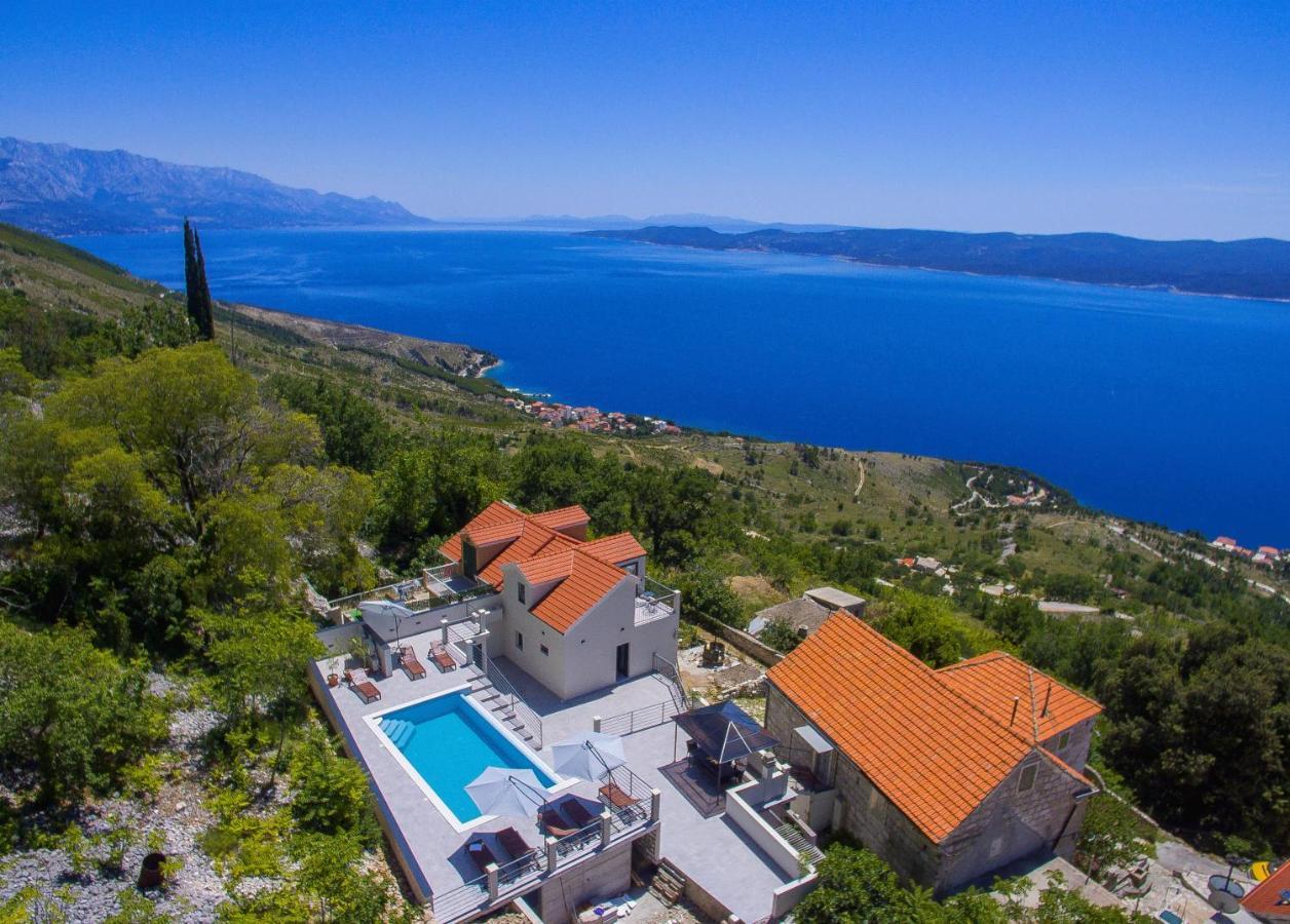 Xxl Villa Vista - Heated Pool Lokva Rogoznica Bagian luar foto