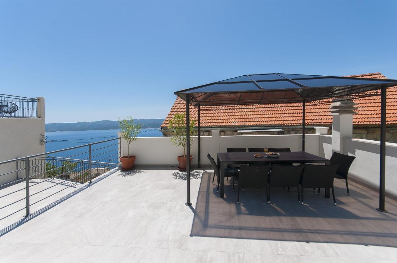 Xxl Villa Vista - Heated Pool Lokva Rogoznica Bagian luar foto